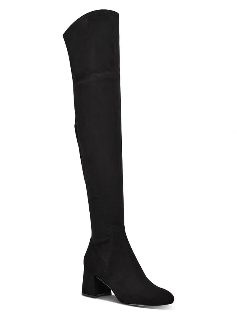 MARC FISHER Yahila Over-the-Knee Suede Block Heel Boots